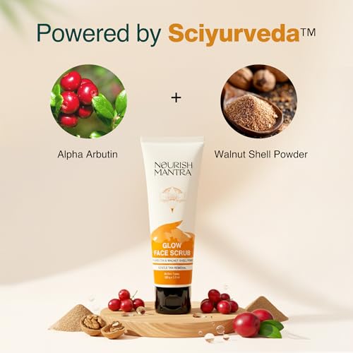 Nourish Mantra Glow Face Scrub | For All Skin Types