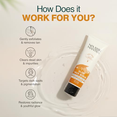 Nourish Mantra Glow Face Scrub | For All Skin Types