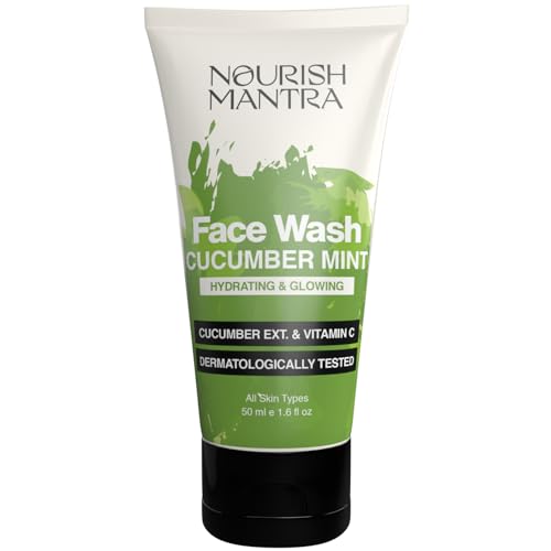 Nourish Mantra Green Tea Tatva Face Wash | Antioxidant Rich Gentle Gel Cleanser for Soothing Skin Care