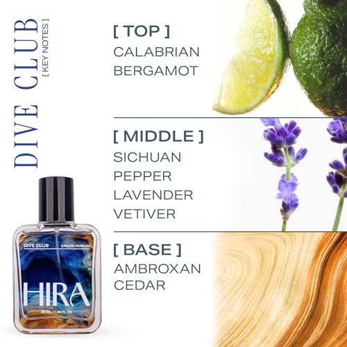 HIRA Dive Club Perfume for Men | Bold Night-Out & Date Night Fragrance