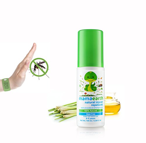 Mamaearth Natural Mosquito Repellent Spray | Natural Ingredients | Toxin-Free | Skin Care