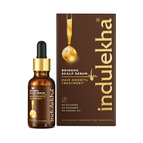 Indulekha Bringha Hair Growth Treatment Scalp Serum for Stronger, Fuller Hair