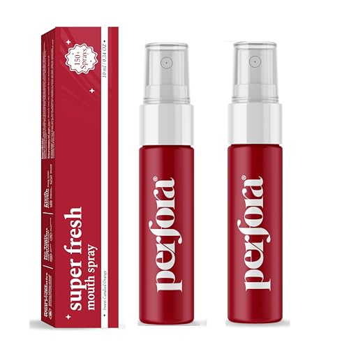 Perfora Mouth Freshener Spray - Sweet Candied Orange Flavour | Dentist Recommended | Premium Oral Care | Oral Hygiene