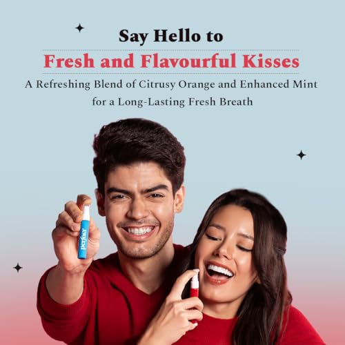 Perfora Mouth Freshener Spray - Sweet Candied Orange Flavour | Dentist Recommended | Premium Oral Care | Oral Hygiene