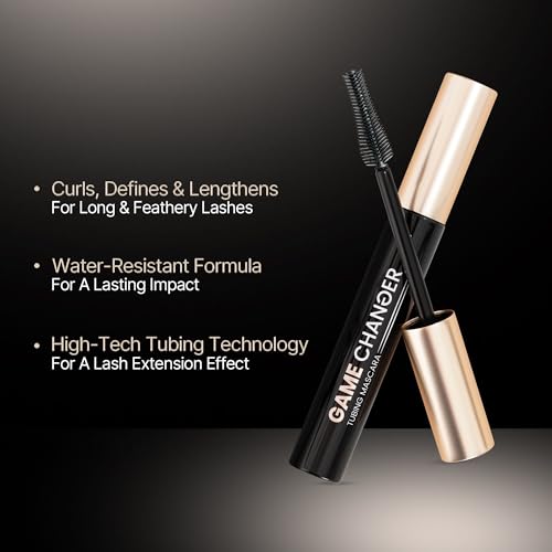 Swiss Beauty Select Game Changer Tubing Mascara - Black Upgrade | Long-Lasting | Premium Pigment | Makeup