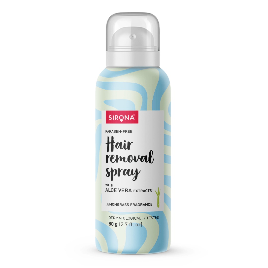 Sirona Lemongrass Hair Removal Spray | Women Personal Care | Hygienic & Safe | Intimate Care