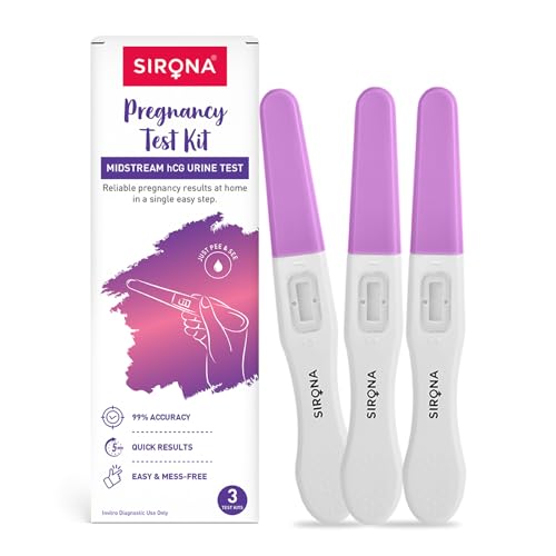 Sirona Pregrx Midstream Pregnancy Test | Women Personal Care | Hygienic & Safe | Intimate Care