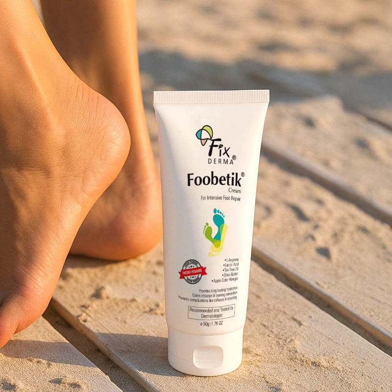 FIXDERMA Foobetik Foot Cream | Deep Moisturising | Cracked Heel Repair | Foot Care