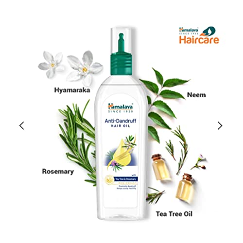 Himalaya Anti-Dandruff Hair Oil | Herbal Formula | Clinically Tested | Skin Care