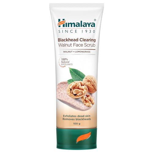 Himalaya Blackhead Clearing Walnut Face Scrub | Gentle Exfoliation | Smooth Skin | Skin Care