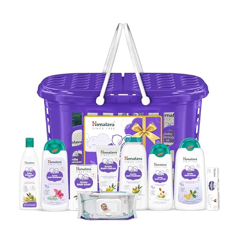 Himalaya Happy Baby Gift Pack 9 In | Gentle & Safe Baby Care