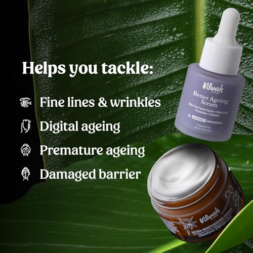 Vilvah Better Ageing Combo | Anti-Ageing Facial Kit | Reduces Fine Lines & Dryness | Hydrates & Firms Skin | Skin Care Kit