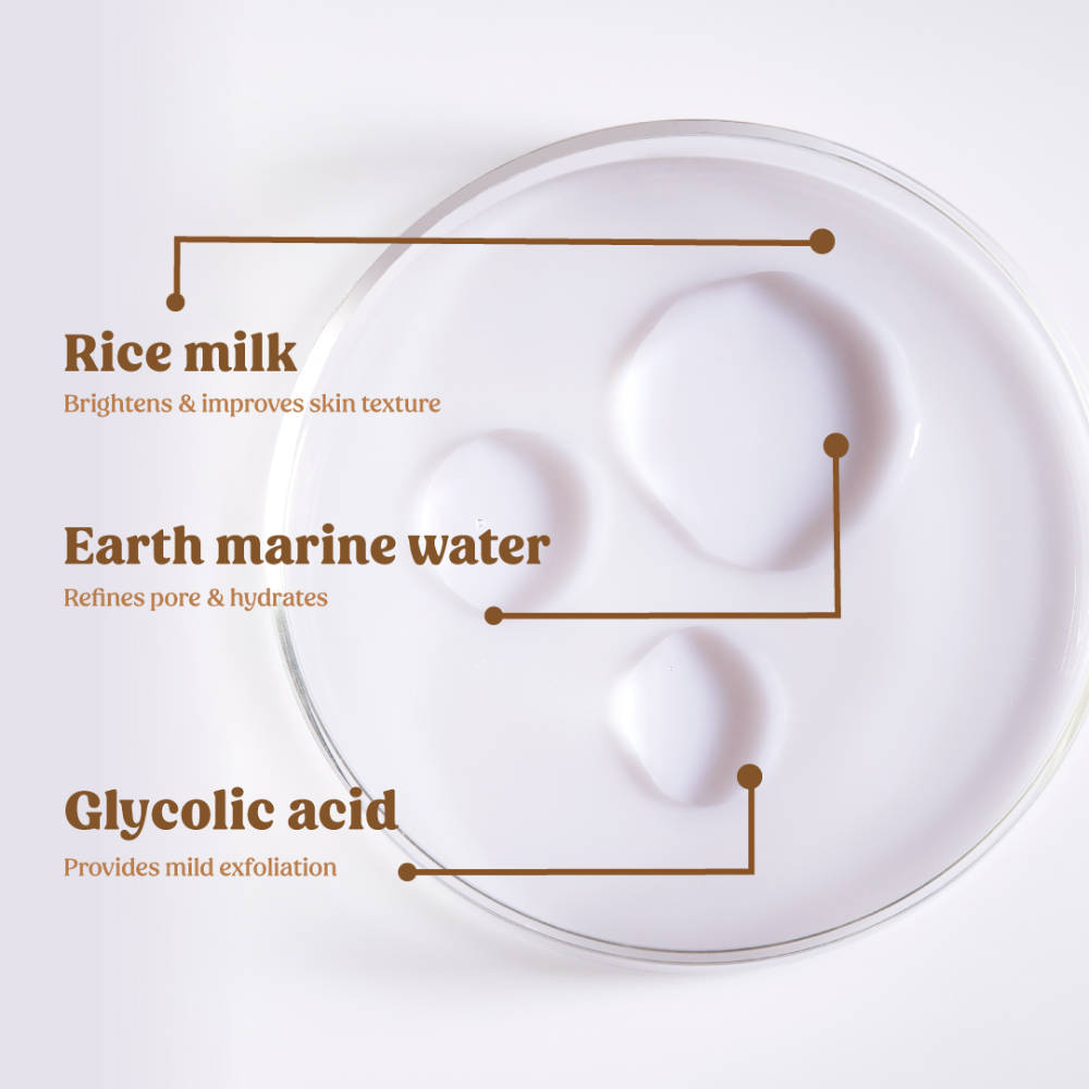 Vilvah Milk Face Combo | Milk Drops Brightening Serum (20ml) + Mud Mask (50g) | De-Tan, Reduce Dark Spots & Pigmentation | Boost Glow & Hydrate Skin | For All Skin Types