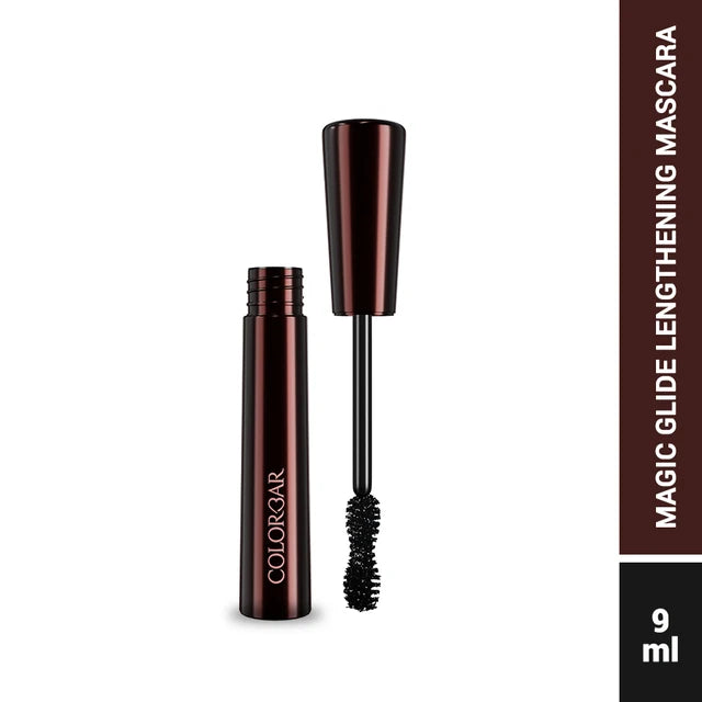 Colorbar Magic Glide Lengthening Mascara | Volumising | Long-Lasting | Eye Makeup