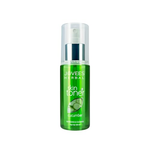 Jovees Cucumber Skin Toner | Face Mist & Toner For Oily & Acne Prone Skin | Skin Refreshing | Pore Tightening