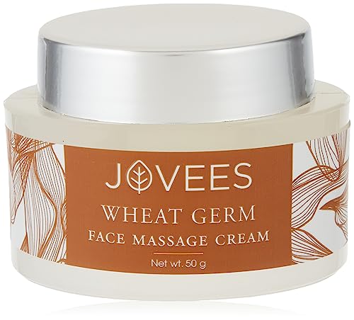 Jovees Wheat Germ Face Massage Cream | Natural Ingredients | Herbal Formula