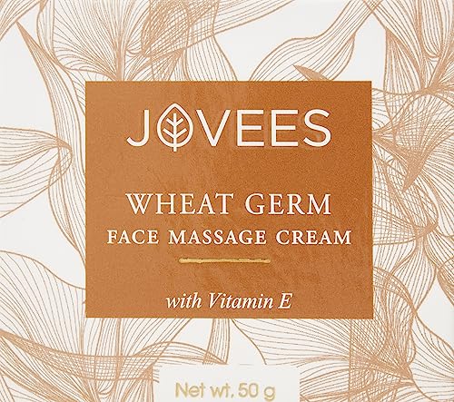 Jovees Wheat Germ Face Massage Cream | Natural Ingredients | Herbal Formula