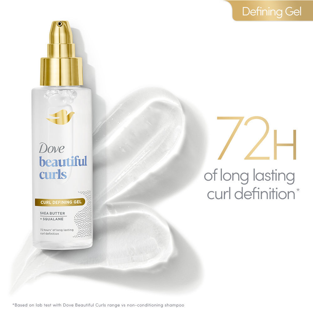 Dove Beautiful Curls Defining Gel | Gentle Formula | Deep Nourishing | Skin Care