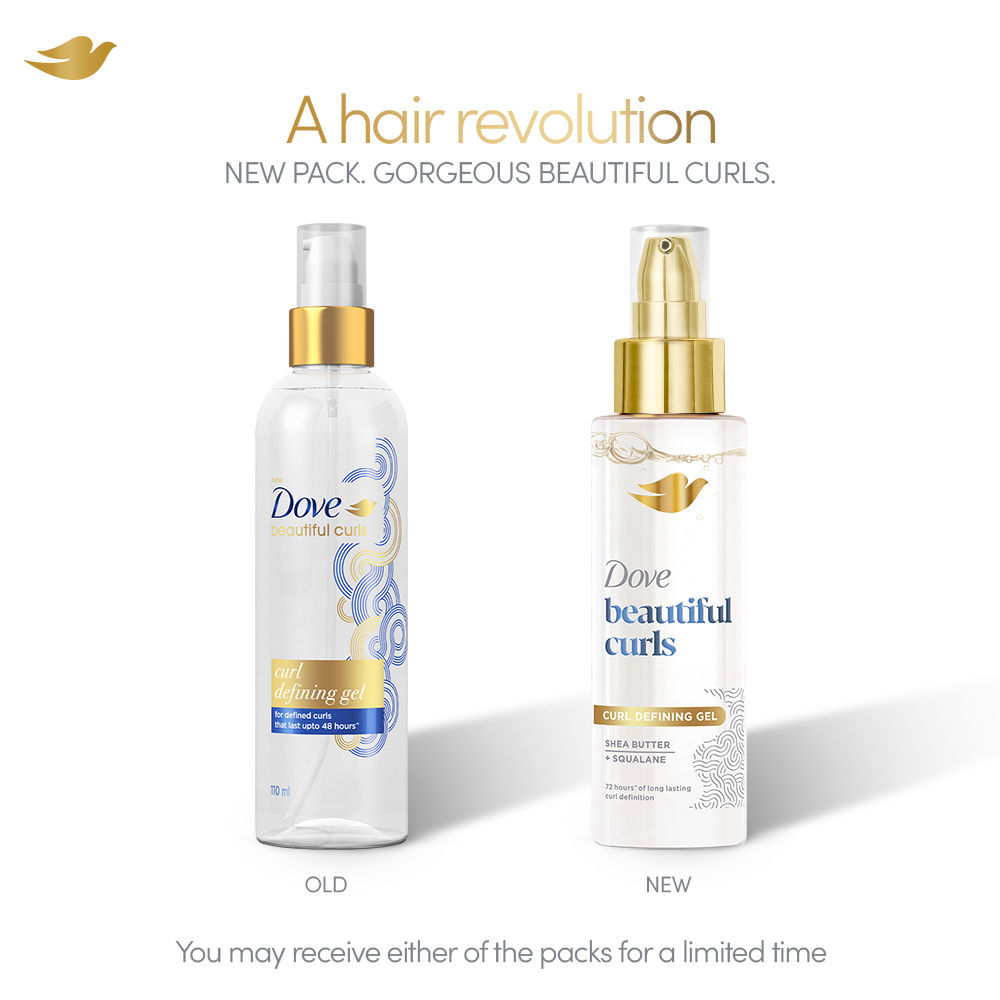 Dove Beautiful Curls Defining Gel | Gentle Formula | Deep Nourishing | Skin Care