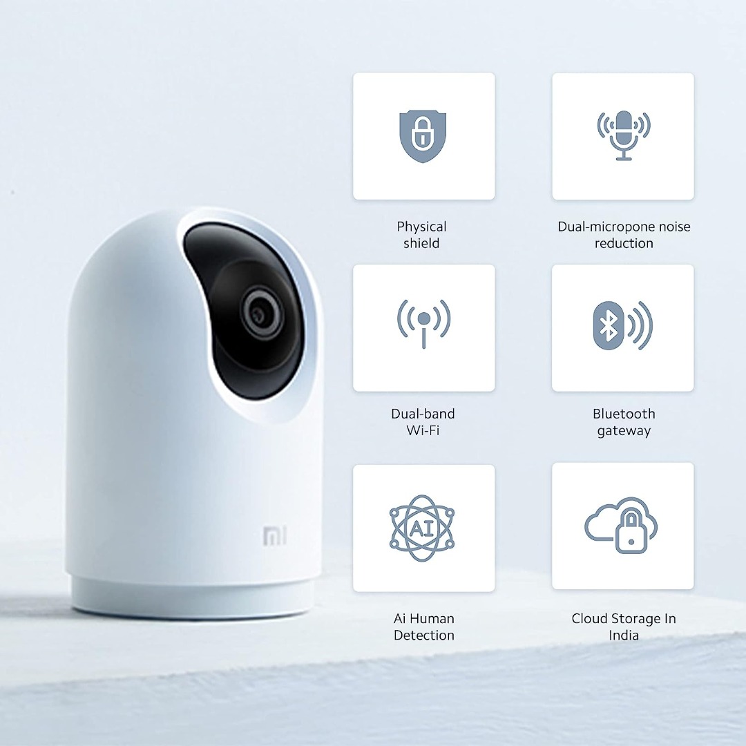 MI 360 Home Security Wireless Camera 2K Pro with Bluetooth Gateway BLE 42
