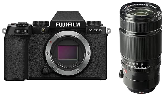Fujifilm X-S10 Mirrorless Camera Body Only with XF 50-140mm Lens