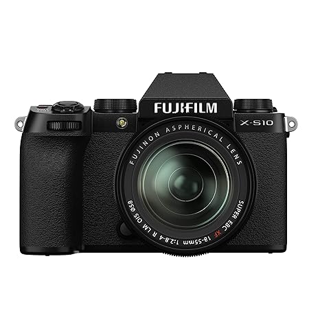 Fujifilm X-S10 Mirrorless Camera Body with XF18-55mm Lens APS-C X-Trans CMOS 4