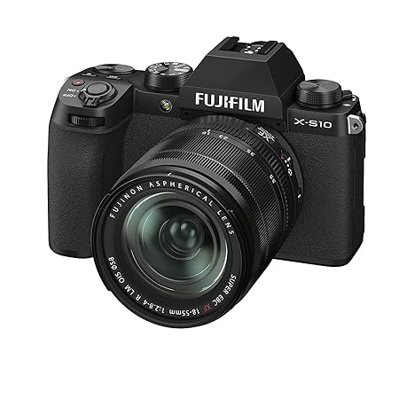 Fujifilm X-S10 Mirrorless Camera Body with XF18-55mm Lens APS-C X-Trans CMOS 4