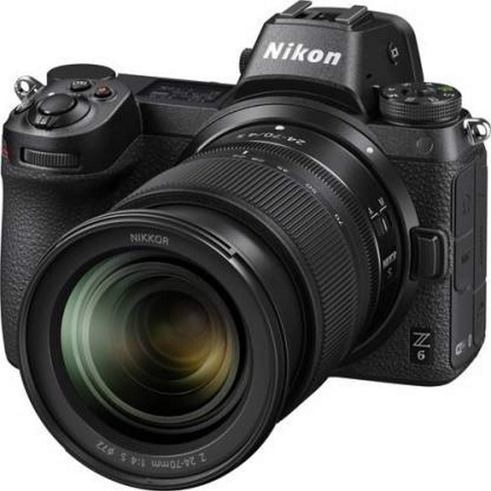 Nikon Z6 Mirrorless Optical Zoom Camera with 24-70mm Lens and Mount Adapter FTZ
