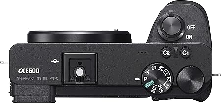 Sony Alpha ILCE 6600M 242 MP Mirrorless Digital SLR Camera with 18-135 mm Zoom Lens