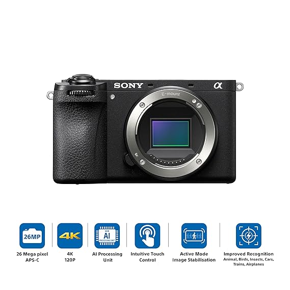 Sony Alpha ILCE-6700 APS-C Interchangeable-Lens Mirrorless Camera Body Only 260 MP