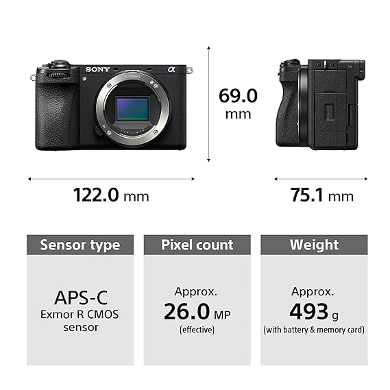 Sony Alpha ILCE-6700L APS-C Interchangeable-Lens Mirrorless Camera Body + 16-50 mm Power Zoom Lens 260 MP