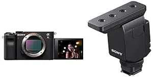 Sony Alpha ILCE-7C Compact Full Frame Camera With Sony ECM-B10 Digital Shotgun Microphone