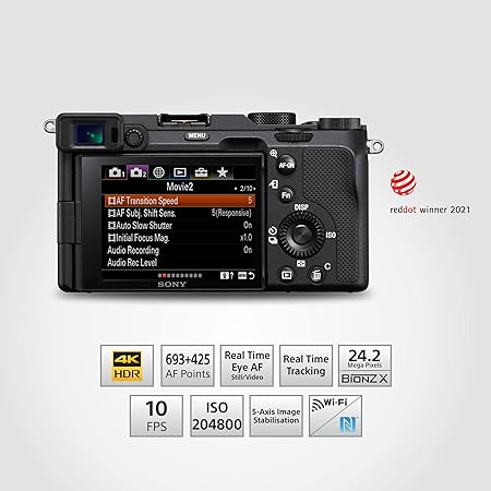 Sony Alpha ILCE-7C Compact Full Frame Camera With Sony ECM-B10 Digital Shotgun Microphone