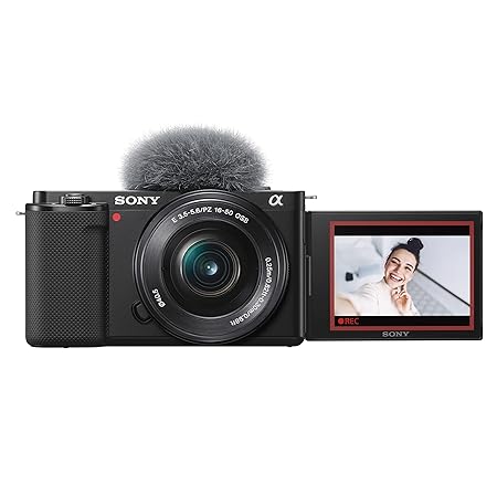 Sony Alpha ZV-E10L 242 Mega Pixel Interchangeable-Lens with 16-50mm Lens