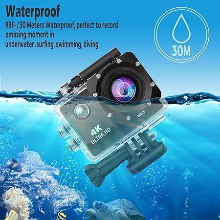 AUSHA 16 MP 4K Action Camera