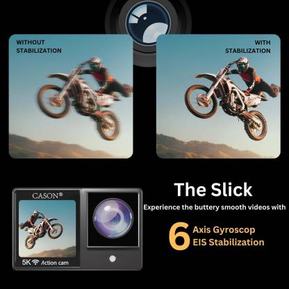 CASON CX11 5K Action Camera for Moto Vlogging