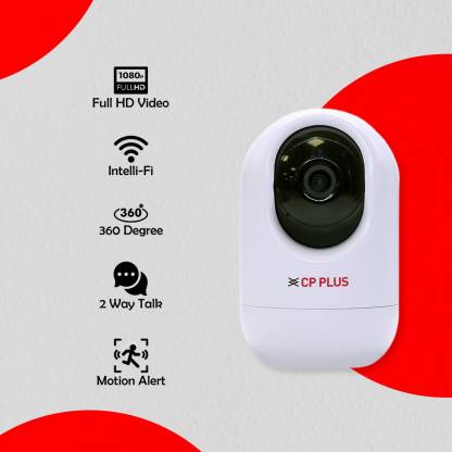 CP PLUS 2 MP Wi-Fi PT Camera with Google and Alexa Assistance