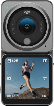 DJI Action 2 Dual Screen 12MP Action Camera Combo with Free Magnetic Protective Case