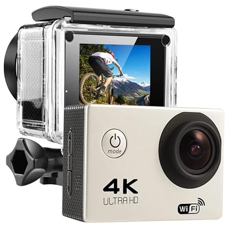 Drumstone 16MP 4K WiFi Sports Action Camera 30M Underwater Waterproof Camera
