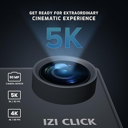 IZI New Click 5K 30FPS Budget Action Camera