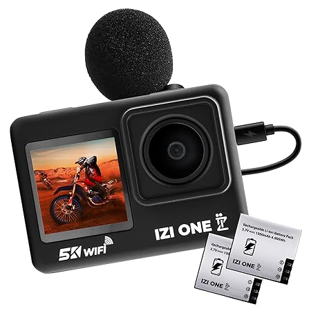 IZI New ONE+ 5K/30FPS 48MP Action Camera