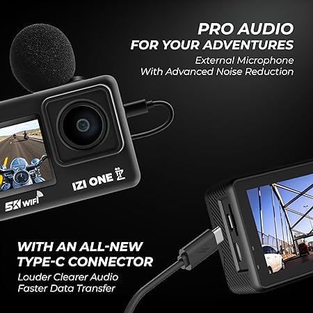 IZI New ONE+ 5K/30FPS 48MP Action Camera