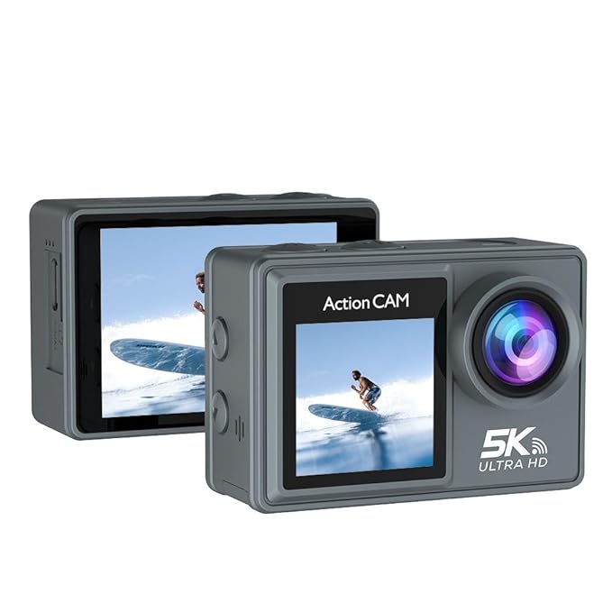QIWA UltraHD 5K Action Camera