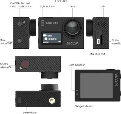SJCAM Legend SJ6 Sports Gyro Action Camera