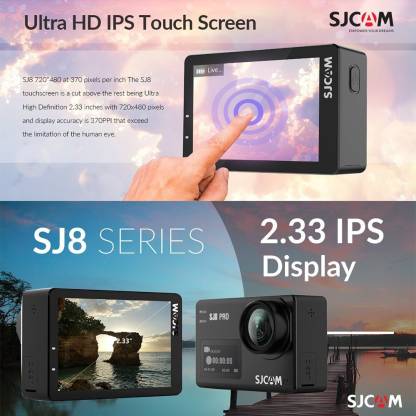 SJCAM SJ8 Pro 12 MP Touch Screen Action Camera