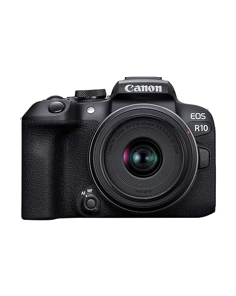 Canon EOS R10 242MP Mirrorless Digital Camera with RF-S18-45mm Kit Lens