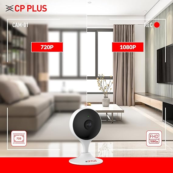 CP PLUS CB21 Full HD Smart Wi-fi 2MP CCTV Home Security Camera