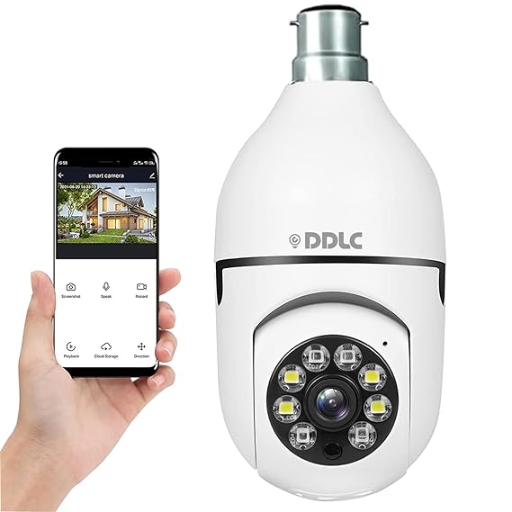 DDLC HD Bulb Light Wireless IP CCTV Camera