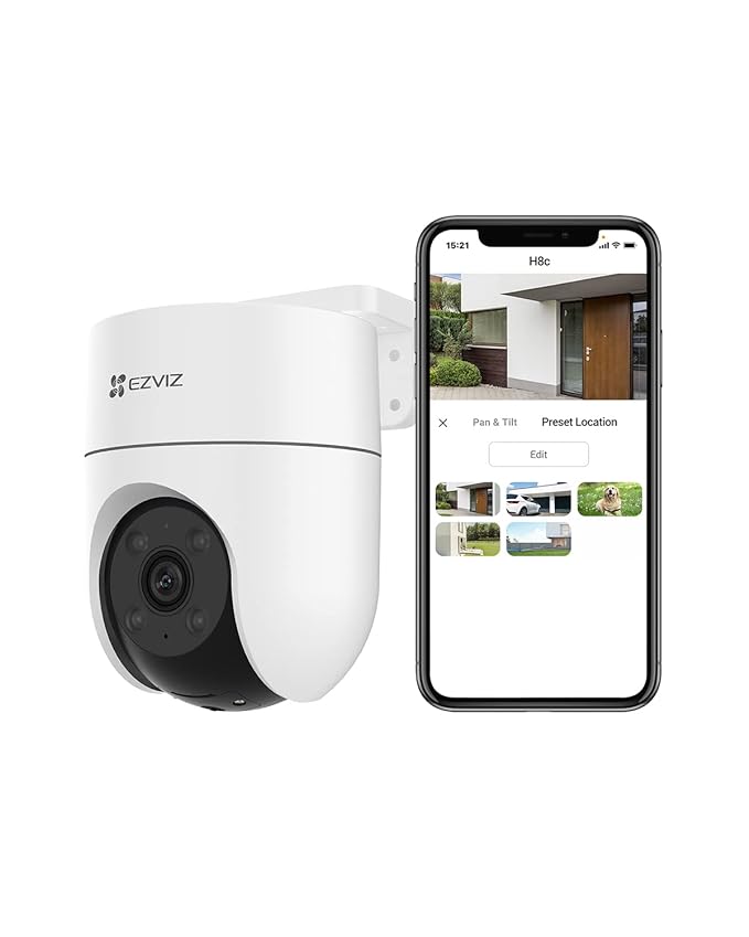 EZVIZ H8Z Outdoor Security Camera 3MP 2K Pan/Tilt WiFi Camera