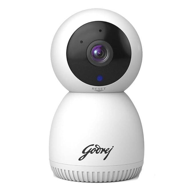 Godrej Security Solutions EVE PRO panTilt Smart WiFi Security 3MP Camera for Home with 350 Degree